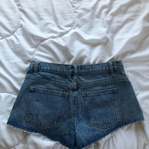 Forever 21 Floral Jean Shorts - Picture 4 of 4